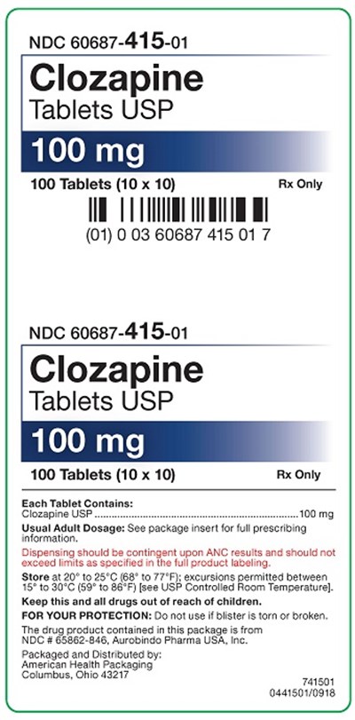 100 mg Carton.jpg 100 mg Clozapine Tablets Carton - 100 mg Carton